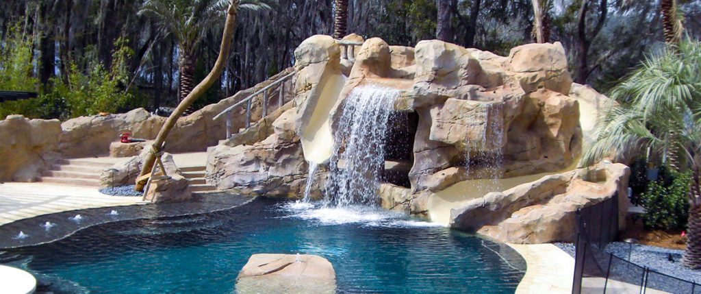 Waterfalls & Faux Rock – Sammet Pools, Inc.